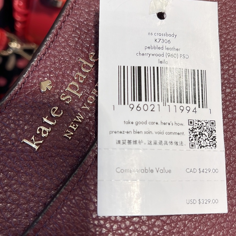 Kate Spade leila north south crossbody 
Sherrywood - Picture 7 of 16